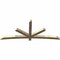 Ekena Millwork Alberta Rough Sawn Timber Gable Bracket, Douglas Fir, 96"W x 40"H x 4"D x 4"F, 10/12 Pitch GBW096X40X0404ALB00RDF - alternate 3